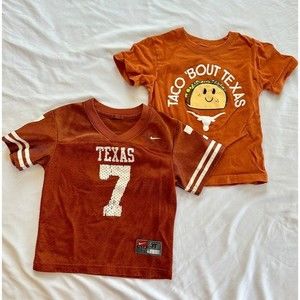 University of Texas Longhorn Jersey and T-Shirt Bundle, Toddler 3T